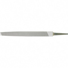 Stanley - 10" Long, Bastard Cut, Flat American-Pattern File - Single Cut - Apex Tool & Supply