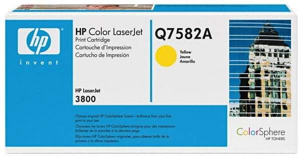 Hewlett-Packard - Yellow Toner Cartridge - Use with HP Color LaserJet 3800, CP3505 - Apex Tool & Supply