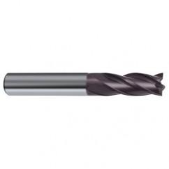 10mm Dia. x 72mm Overall Length 4-Flute Square End Solid Carbide SE End Mill-Round Shank-Center Cut-Firex - Apex Tool & Supply