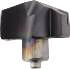 Iscar - Series ICM, 11.91mm Diam Grade IC908 140° Replaceable Drill Tip - Carbide, TiAlN Finish, 11 Seat Size - Apex Tool & Supply