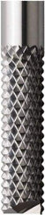 Seco - 10mm Diam, End Mill End, Solid Carbide Diamond Pattern Router Bit - Right Hand Cut, 85mm OAL, Use on Composites - Apex Tool & Supply