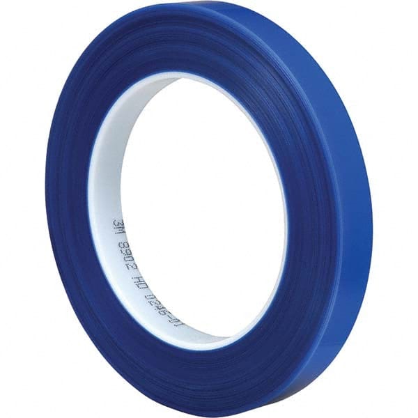 3M - 72 Yd x 12" Blue Polyester Film Tape - Apex Tool & Supply