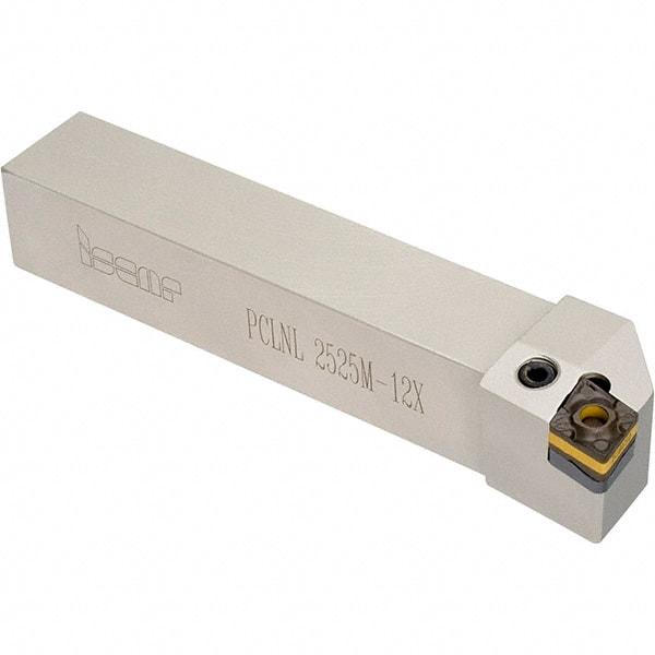 Iscar - PCLN, Right Hand Cut, 1-1/4" Shank Height x 1-1/4" Shank Width, Negative Rake Indexable Turning Toolholder - 7" OAL, CNMX Insert Compatibility, Series Heliturn - Apex Tool & Supply