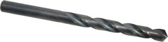 Chicago-Latrobe - 8.5mm 118° High Speed Steel Jobber Drill - Oxide Finish, Right Hand Cut, Spiral Flute, Straight Shank, 117mm OAL, Standard Point - Apex Tool & Supply
