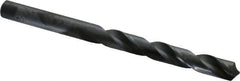 Chicago-Latrobe - 10mm 118° High Speed Steel Jobber Drill - Oxide Finish, Right Hand Cut, Spiral Flute, Straight Shank, 133mm OAL, Standard Point - Apex Tool & Supply