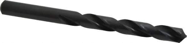 Chicago-Latrobe - 10.5mm 118° High Speed Steel Jobber Drill - Oxide Finish, Right Hand Cut, Spiral Flute, Straight Shank, 133mm OAL, Standard Point - Apex Tool & Supply