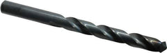 Chicago-Latrobe - 12mm 118° High Speed Steel Jobber Drill - Oxide Finish, Right Hand Cut, Spiral Flute, Straight Shank, 151mm OAL, Standard Point - Apex Tool & Supply