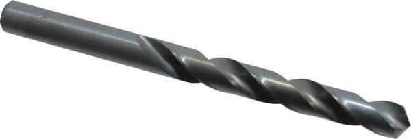 Chicago-Latrobe - 11.2mm 118° High Speed Steel Jobber Drill - Oxide Finish, Right Hand Cut, Spiral Flute, Straight Shank, 142mm OAL, Standard Point - Apex Tool & Supply