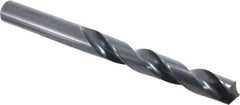 Chicago-Latrobe - 17.5mm 118° High Speed Steel Jobber Drill - Oxide Finish, Right Hand Cut, Spiral Flute, Straight Shank, 191mm OAL, Standard Point - Apex Tool & Supply