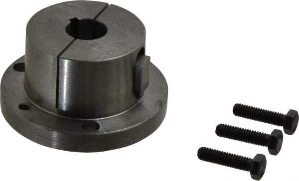 Browning - 7/8" Bore, 3/16" Wide Keyway, 3/32" Deep Keyway, B Sprocket Bushing - 2.557 to 2-5/8" Outside Diam, For Use with B5V Sheaves - Apex Tool & Supply