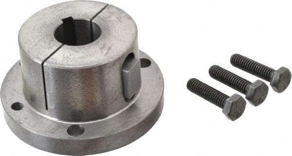 Browning - 1" Bore, 1/4" Wide Keyway, 1/8" Deep Keyway, B Sprocket Bushing - 2.557 to 2-5/8" Outside Diam, For Use with B5V Sheaves - Apex Tool & Supply