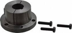 Browning - 1-1/8" Bore, 1/4" Wide Keyway, 1/8" Deep Keyway, B Sprocket Bushing - 2.557 to 2-5/8" Outside Diam, For Use with B5V Sheaves - Apex Tool & Supply