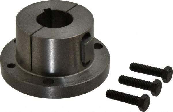Browning - 1-3/16" Bore, 1/4" Wide Keyway, 1/8" Deep Keyway, B Sprocket Bushing - 2.557 to 2-5/8" Outside Diam, For Use with B5V Sheaves - Apex Tool & Supply