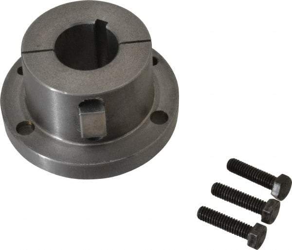 Browning - 1-1/4" Bore, 1/4" Wide Keyway, 1/8" Deep Keyway, B Sprocket Bushing - 2.557 to 2-5/8" Outside Diam, For Use with B5V Sheaves - Apex Tool & Supply