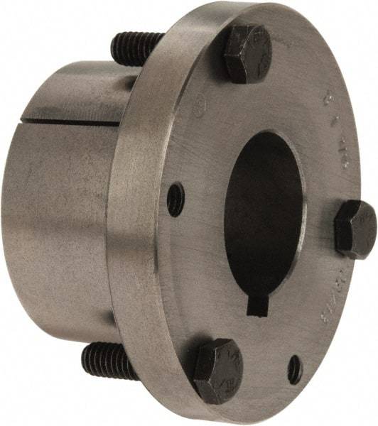 Browning - 1-7/16" Bore, 3/8" Wide Keyway, 3/16" Deep Keyway, B Sprocket Bushing - 2.557 to 2-5/8" Outside Diam, For Use with B5V Sheaves - Apex Tool & Supply