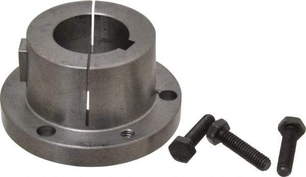 Browning - 1-1/2" Bore, 3/8" Wide Keyway, 3/16" Deep Keyway, B Sprocket Bushing - 2.557 to 2-5/8" Outside Diam, For Use with B5V Sheaves - Apex Tool & Supply