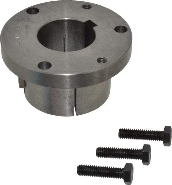 Browning - 1-5/8" Bore, 3/8" Wide Keyway, 3/16" Deep Keyway, B Sprocket Bushing - 2.557 to 2-5/8" Outside Diam, For Use with B5V Sheaves - Apex Tool & Supply