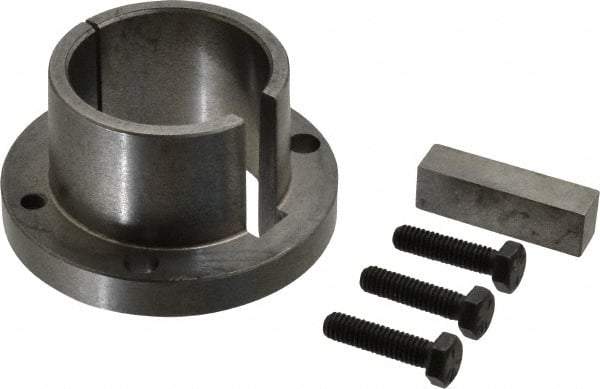 Browning - 2-1/8" Bore, 1/2" Wide Keyway, 1/4" Deep Keyway, B Sprocket Bushing - 2.557 to 2-5/8" Outside Diam, For Use with B5V Sheaves - Apex Tool & Supply