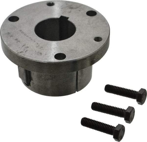 Browning - 1-3/8" Bore, 5/16" Wide Keyway, 5/32" Deep Keyway, B Sprocket Bushing - 2.557 to 2-5/8" Outside Diam, For Use with B5V Sheaves - Apex Tool & Supply