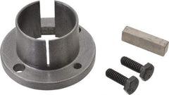 Browning - 1-7/16" Bore, 3/8" Wide Keyway, 3/16" Deep Keyway, H Sprocket Bushing - 1.57 to 1-5/8" Outside Diam, For Use with Split Taper Sprockets & Sheaves - Apex Tool & Supply