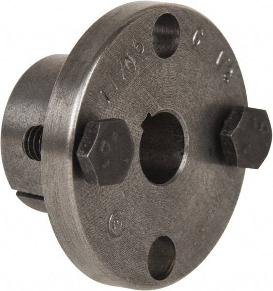 Browning - 1/2" Bore, 1/4 x 5/8 Thread, 1/8" Wide Keyway, 1/16" Deep Keyway, G Sprocket Bushing - 1.133 to 1.172" Outside Diam, For Use with Split Taper Sprockets & Sheaves - Apex Tool & Supply