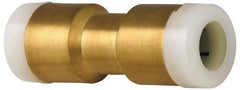 Watts - 1 x 3/4" Outside Diam, Brass Push-to-Connect Tube Union - Tube to Tube Connection, EPDM O-Ring - Apex Tool & Supply