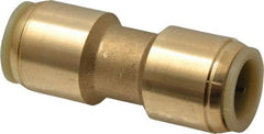 Watts - 1/2" Outside Diam, Brass Push-to-Connect Tube Union - Tube to Tube Connection, EPDM O-Ring - Apex Tool & Supply