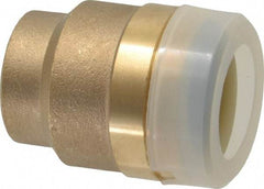 Watts - 3/4" Outside Diam, Brass Push-to-Connect Tube End Stop - Tube to Tube Connection, EPDM O-Ring - Apex Tool & Supply