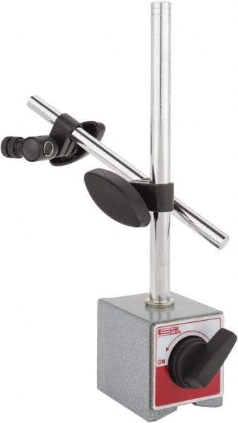 SPI - 175 Lb Magnetic Force, Indicator Positioner & Holder with Base - Post & Rod, Rectangular Base, 2-1/8" Base Height, 2-1/4" Base Length, 2" Base Width - Apex Tool & Supply