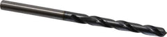 OSG - 15/64" 130° Powdered Metal Jobber Drill - V Finish, Right Hand Cut, Spiral Flute, Straight Shank, 101mm OAL, Standard Point - Apex Tool & Supply