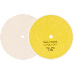 WALTER Surface Technologies - 6" Diam, Unmounted Buffing Wheel - Hook & Loop Felt Disc, High Density Density - Apex Tool & Supply