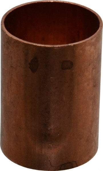 Mueller Industries - 1-1/4" Wrot Copper Pipe Coupling without Stop - C x C, Solder Joint - Apex Tool & Supply