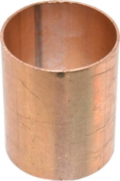 Mueller Industries - 2" Wrot Copper Pipe Coupling without Stop - C x C, Solder Joint - Apex Tool & Supply