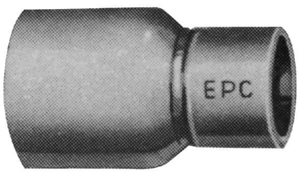 Mueller Industries - 3 x 2-1/2" Wrot Copper Pipe Reducer Coupling - C x C, Solder Joint - Apex Tool & Supply