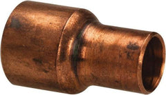 Mueller Industries - 1/4 x 1/8" Wrot Copper Pipe Reducer Coupling - C x C, Solder Joint - Apex Tool & Supply
