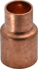 Mueller Industries - 3/4 x 1/2" Wrot Copper Pipe Reducer Coupling - C x C, Solder Joint - Apex Tool & Supply