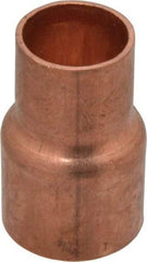 Mueller Industries - 1 x 3/4" Wrot Copper Pipe Reducer Coupling - C x C, Solder Joint - Apex Tool & Supply