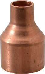 Mueller Industries - 1-1/4 x 1/2" Wrot Copper Pipe Reducer Coupling - C x C, Solder Joint - Apex Tool & Supply
