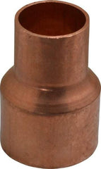 Mueller Industries - 1-1/2 x 1" Wrot Copper Pipe Reducer Coupling - C x C, Solder Joint - Apex Tool & Supply