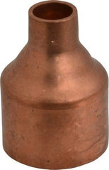 Mueller Industries - 1-1/2 x 1/2" Wrot Copper Pipe Reducer Coupling - C x C, Solder Joint - Apex Tool & Supply