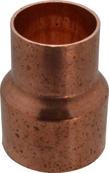 Mueller Industries - 2 x 1-1/2" Wrot Copper Pipe Reducer Coupling - C x C, Solder Joint - Apex Tool & Supply