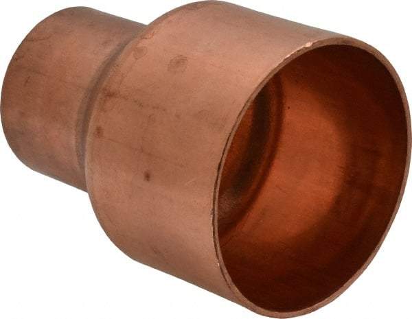 Mueller Industries - 2 x 1-1/4" Wrot Copper Pipe Reducer Coupling - C x C, Solder Joint - Apex Tool & Supply