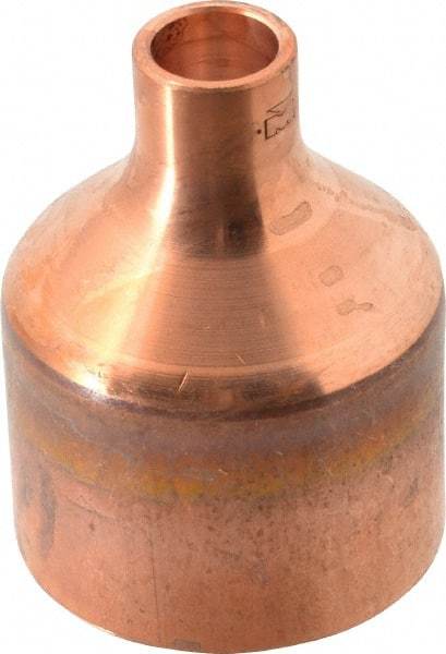 Mueller Industries - 2 x 1/2" Wrot Copper Pipe Reducer Coupling - C x C, Solder Joint - Apex Tool & Supply