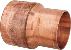 Mueller Industries - 2-1/2 x 2" Wrot Copper Pipe Reducer Coupling - C x C, Solder Joint - Apex Tool & Supply