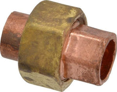 Mueller Industries - 3/8" Wrot Copper Pipe Union - C x C, Solder Joint - Apex Tool & Supply