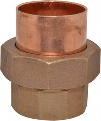 Mueller Industries - 2" Wrot Copper Pipe Union - C x C, Solder Joint - Apex Tool & Supply