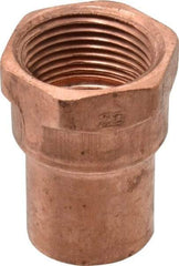 Mueller Industries - 3/4" Wrot Copper Pipe Adapter - C x F, Solder Joint - Apex Tool & Supply