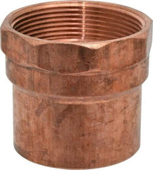 Mueller Industries - 2" Wrot Copper Pipe Adapter - C x F, Solder Joint - Apex Tool & Supply