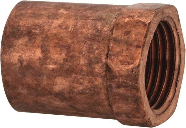 Mueller Industries - 3/4 x 1/2" Wrot Copper Pipe Adapter - C x F, Solder Joint - Apex Tool & Supply