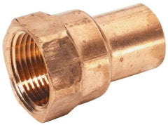 Mueller Industries - 3/4" Wrot Copper Pipe Adapter - FTG x F, Solder Joint - Apex Tool & Supply